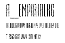a_EmpirialRg.ttf字體轉換器圖片
