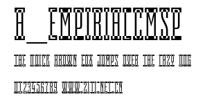 a_EmpirialCmSp.ttf字體轉換器圖片