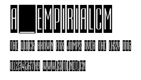 a_EmpirialCm.ttf字體轉換器圖片