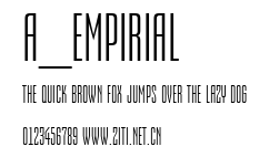 a_Empirial.ttf字體轉換器圖片