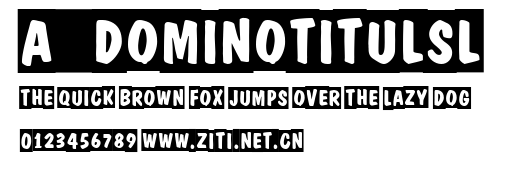 a_DomInoTitulSl.ttf字體轉換器圖片