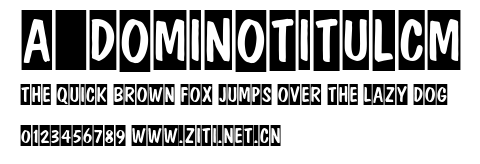 a_DomInoTitulCm.ttf字體轉換器圖片