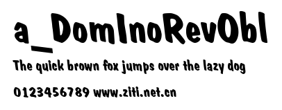 a_DomInoRevObl.ttf字體轉換器圖片