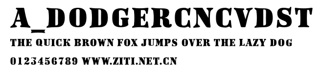 a_DodgerCncvDst.ttf字體轉換器圖片