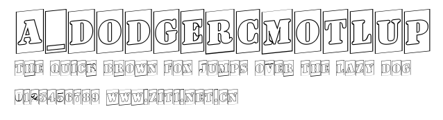 a_DodgerCmOtlUp.ttf字體轉換器圖片