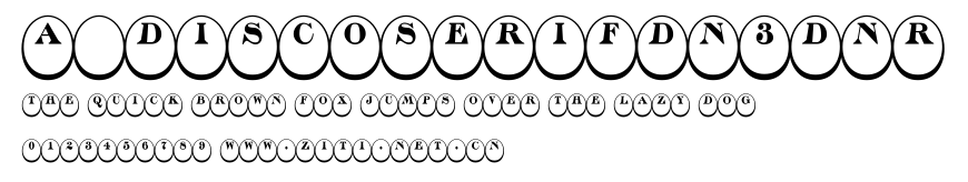 a_DiscoSerifDn3DNr.ttf字體轉換器圖片