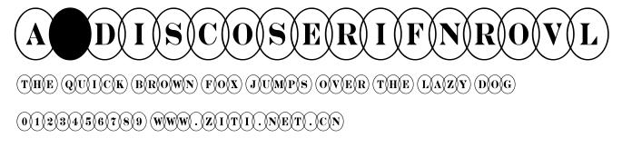 a_DiscoSerifNrOvl.ttf字體轉換器圖片