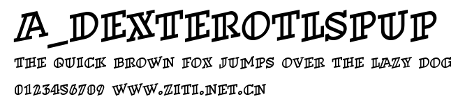 a_DexterOtlSpUp.ttf字體轉換器圖片