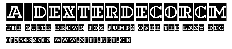 a_DexterDecorCm.ttf字體轉換器圖片
