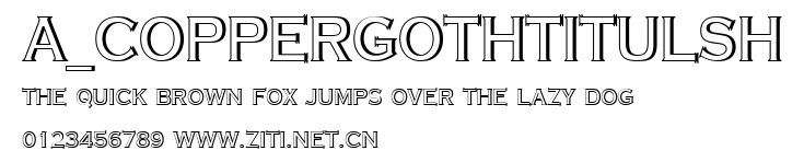 a_CopperGothTitulSh.ttf字體轉換器圖片