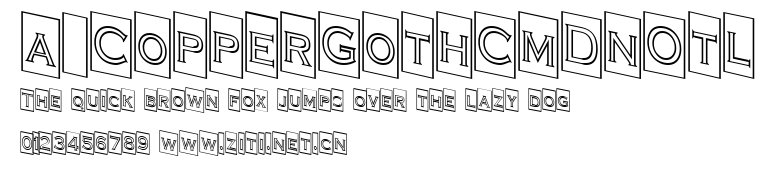 a_CopperGothCmDnOtl.ttf字體轉換器圖片