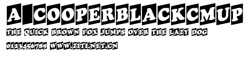 a_CooperBlackCmUp.ttf字體轉換器圖片