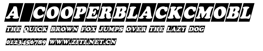 a_CooperBlackCmObl.ttf字體轉換器圖片