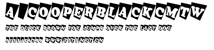 a_CooperBlackCmTw.ttf字體轉換器圖片