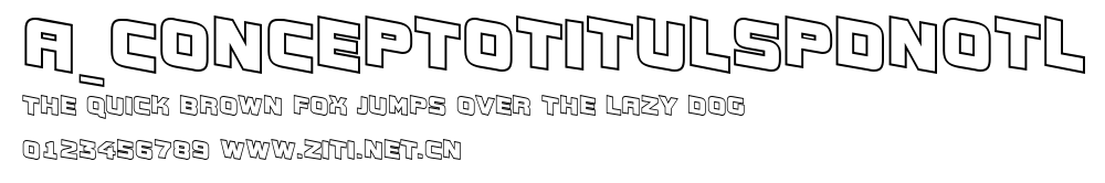 a_ConceptoTitulSpDnOtl.ttf字體轉換器圖片