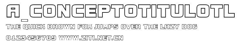 a_ConceptoTitulOtl.ttf字體轉換器圖片