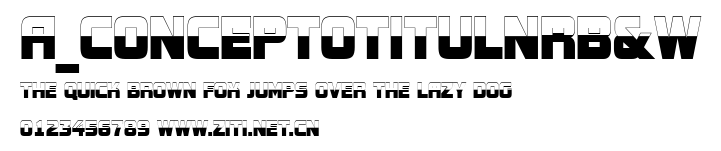 a_ConceptoTitulNrB&W.ttf字體轉換器圖片