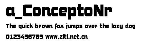 a_ConceptoNr.ttf字體轉換器圖片