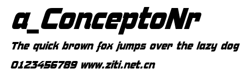 a_ConceptoNr.ttf字體轉換器圖片