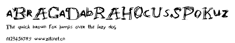 aBrACaDabRAHOcUsSPoKuz.ttf字體轉換器圖片