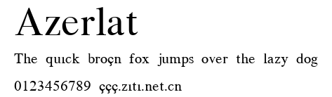 Azerlat.ttf字體轉換器圖片