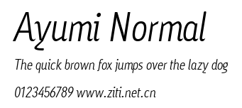 Ayumi Normal.ttf字體轉換器圖片