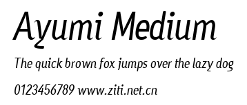 Ayumi Medium.ttf字體轉換器圖片