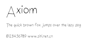 Axiom.ttf字體轉換器圖片
