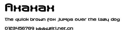 Axaxax.ttf字體轉換器圖片