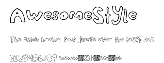 AwesomeStyle.ttf字體轉換器圖片