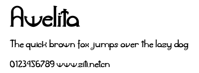 Awelita.otf字體轉換器圖片