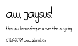 Aw, Jaysus!.ttf字體轉換器圖片