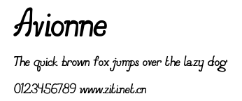 Avionne.ttf字體轉換器圖片
