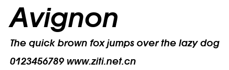 Avignon.ttf字體轉換器圖片