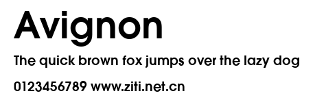 Avignon.ttf字體轉換器圖片