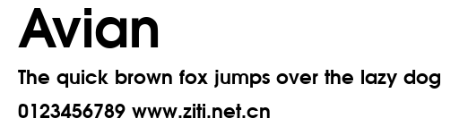 Avian.ttf字體轉換器圖片