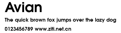 Avian.ttf字體轉換器圖片