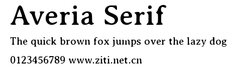 Averia Serif.ttf字體轉換器圖片