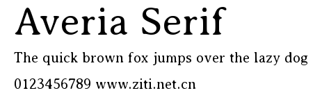 Averia Serif.ttf字體轉換器圖片