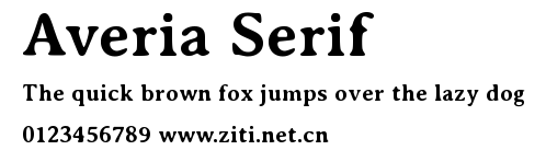 Averia Serif.ttf字體轉換器圖片