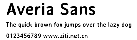 Averia Sans.ttf字體轉換器圖片