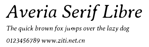 Averia Serif Libre.ttf字體轉換器圖片