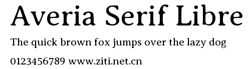 Averia Serif Libre.ttf字體轉換器圖片