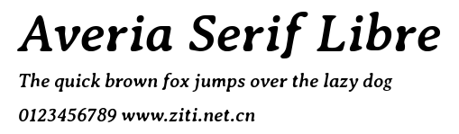 Averia Serif Libre.ttf字體轉換器圖片