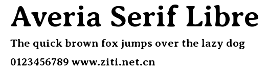 Averia Serif Libre.ttf字體轉換器圖片
