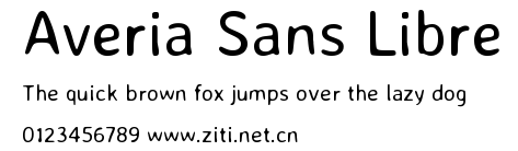 Averia Sans Libre.ttf字體轉換器圖片