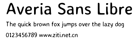 Averia Sans Libre.ttf字體轉換器圖片