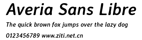 Averia Sans Libre.ttf字體轉換器圖片