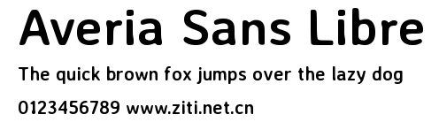 Averia Sans Libre.ttf字體轉換器圖片