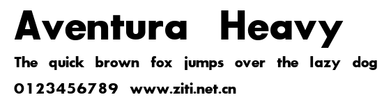 Aventura Heavy.ttf字體轉換器圖片